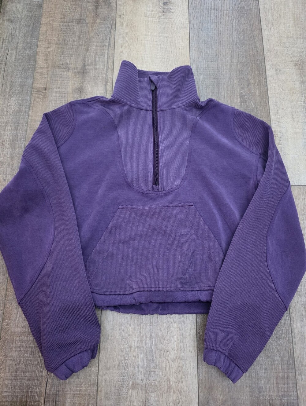 Lululemon Brushed Softstreme Ribbed Half Zip - Size 0